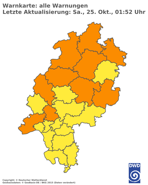 Aktuelle Wetterwarnungen für %region%