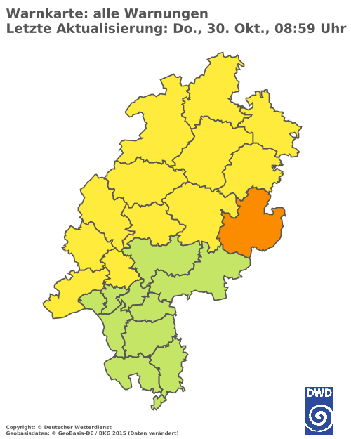 Aktuelle Wetterwarnungen für %region%