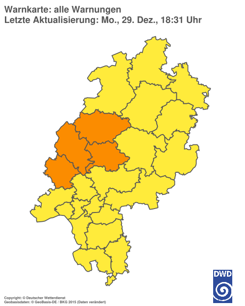 Aktuelle Wetterwarnungen für %region%