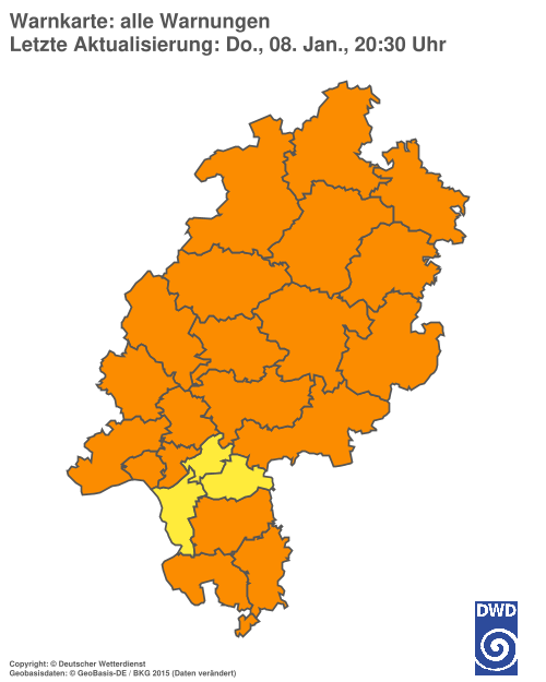 Aktuelle Wetterwarnungen für %region%