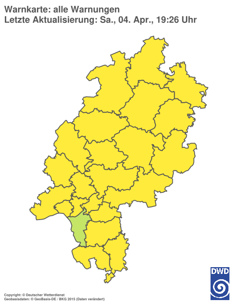 Aktuelle Wetterwarnungen für %region%