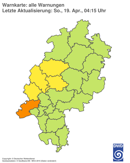 Aktuelle Wetterwarnungen für %region%