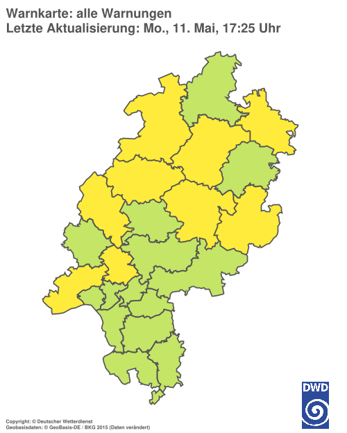 Aktuelle Wetterwarnungen für %region%