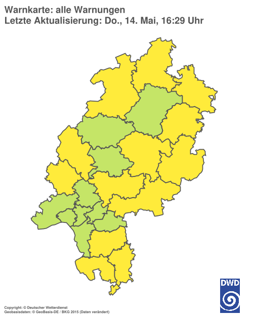 Aktuelle Wetterwarnungen für %region%