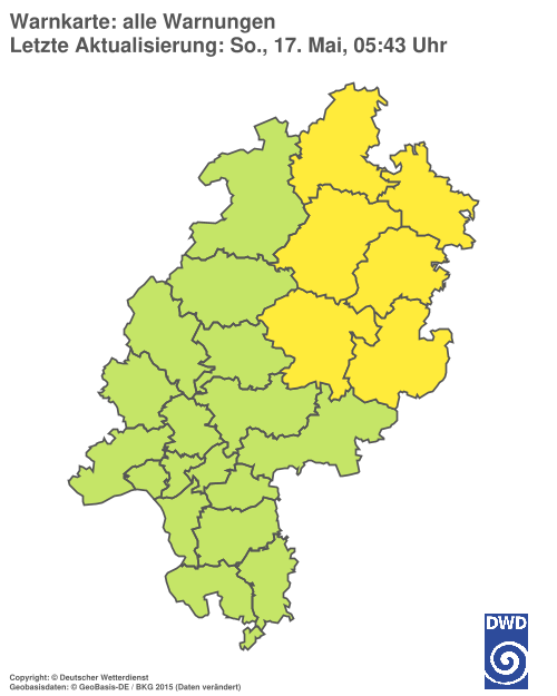 Aktuelle Wetterwarnungen für %region%