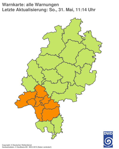 Aktuelle Wetterwarnungen für %region%