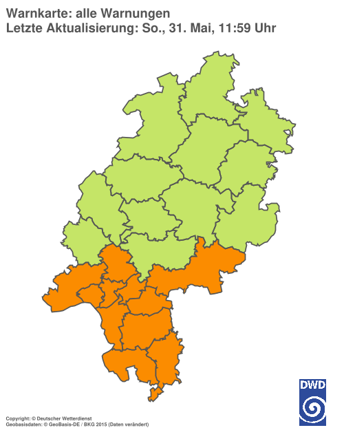 Aktuelle Wetterwarnungen für %region%