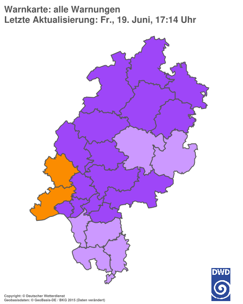 Aktuelle Wetterwarnungen für %region%