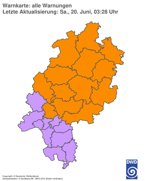 Aktuelle Wetterwarnungen für %region%