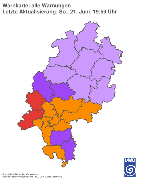 Aktuelle Wetterwarnungen für %region%