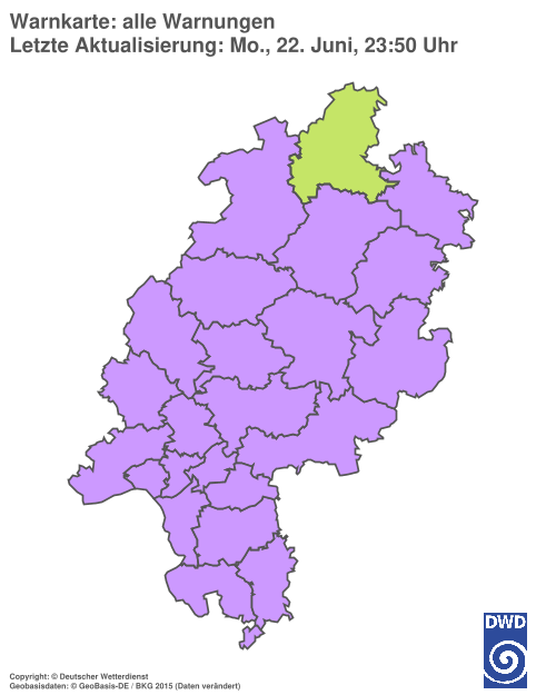 Aktuelle Wetterwarnungen für %region%