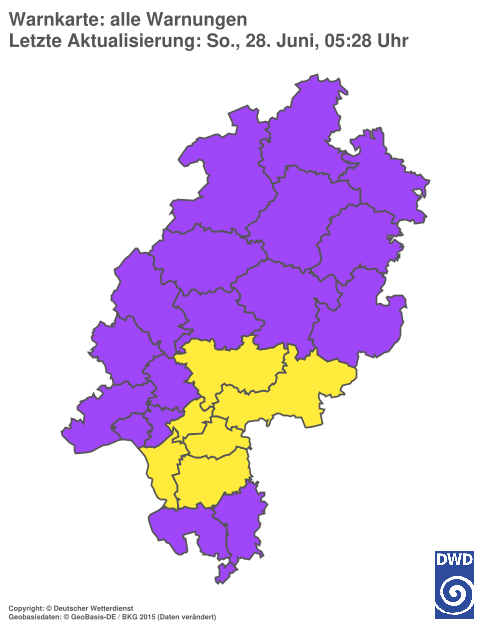 Aktuelle Wetterwarnungen für %region%