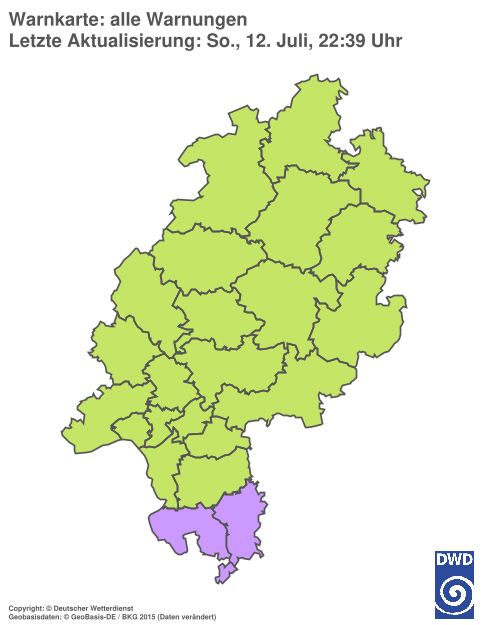 Aktuelle Wetterwarnungen für %region%