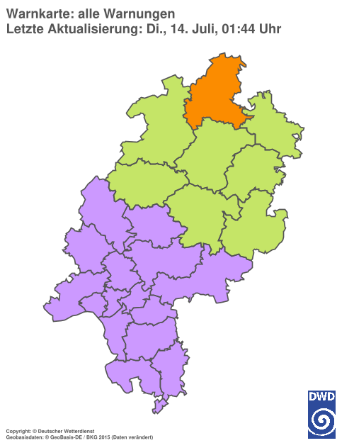 Aktuelle Wetterwarnungen für %region%
