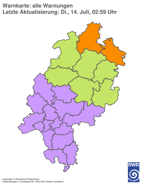 Aktuelle Wetterwarnungen für %region%