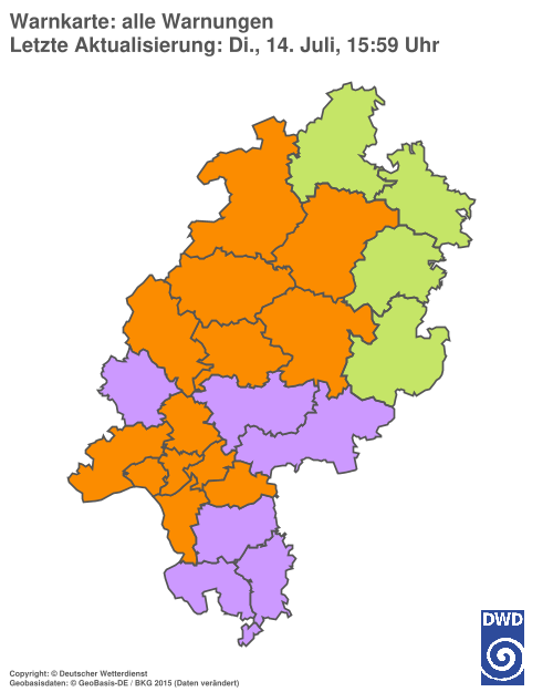 Aktuelle Wetterwarnungen für %region%