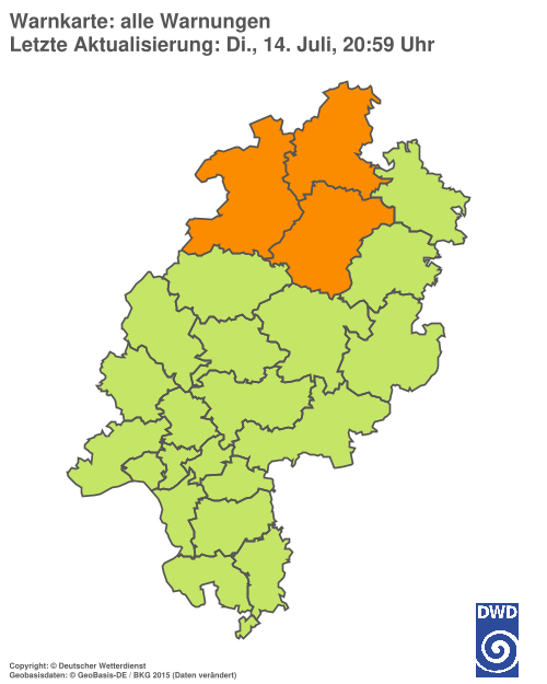 Aktuelle Wetterwarnungen für %region%