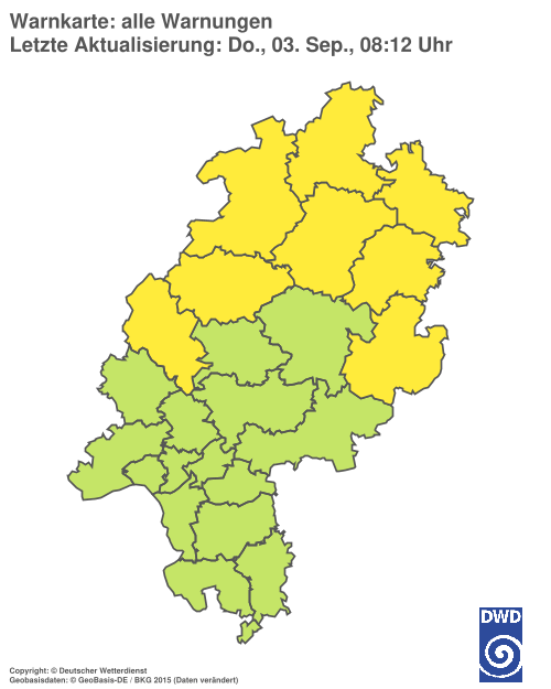 Aktuelle Wetterwarnungen für %region%