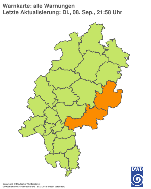 Aktuelle Wetterwarnungen für %region%