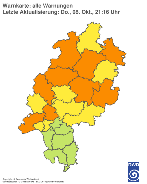 Aktuelle Wetterwarnungen für %region%