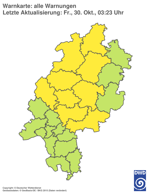 Aktuelle Wetterwarnungen für %region%