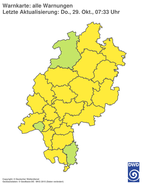 Aktuelle Wetterwarnungen für %region%