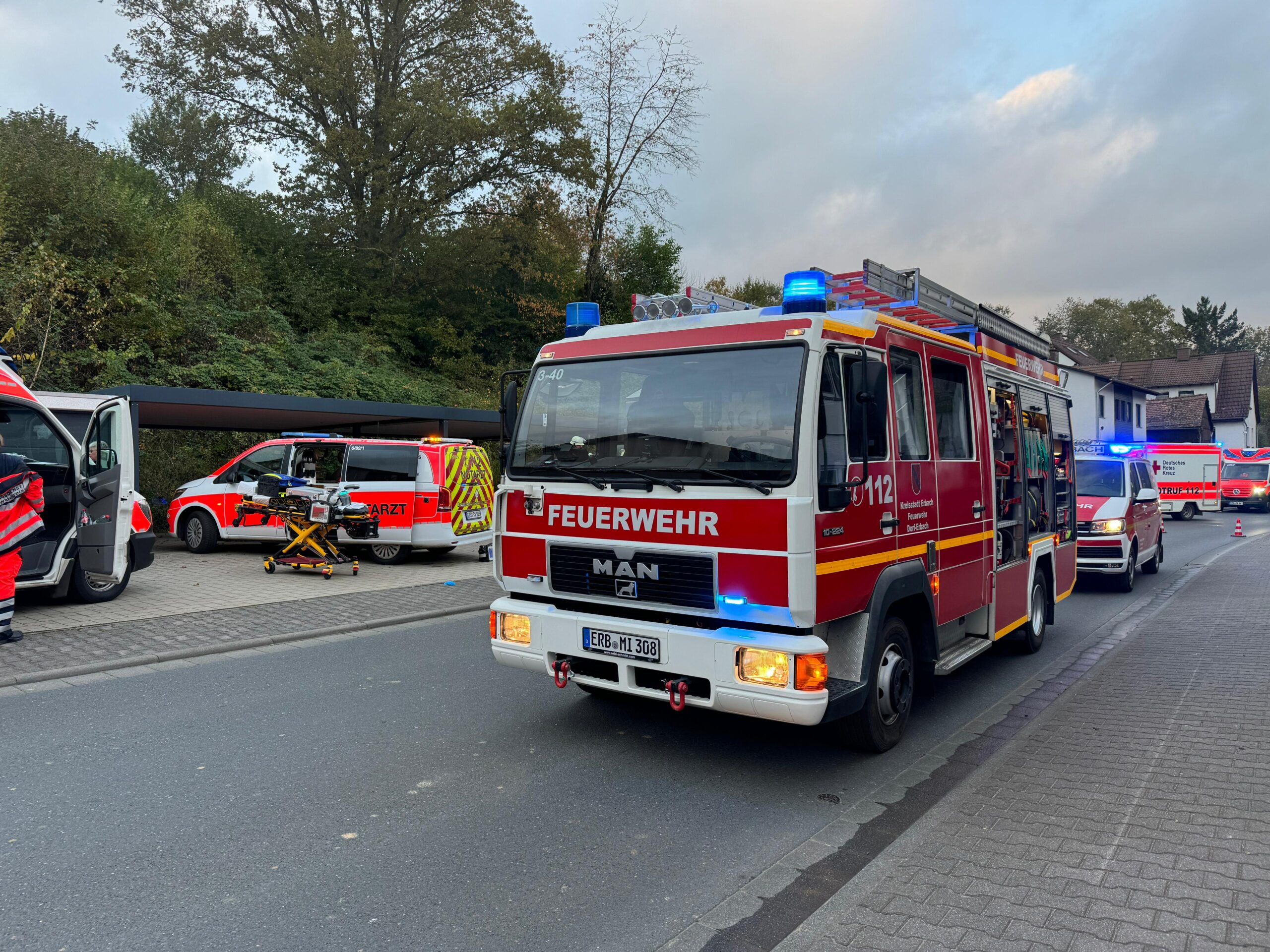 F2Y – Wohnungsbrand mit Menschenleben in Gefahr  (34-2024)